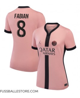 Günstige Paris Saint-Germain Fabian Ruiz #8 3rd trikot Damen 2024-25 Kurzarm